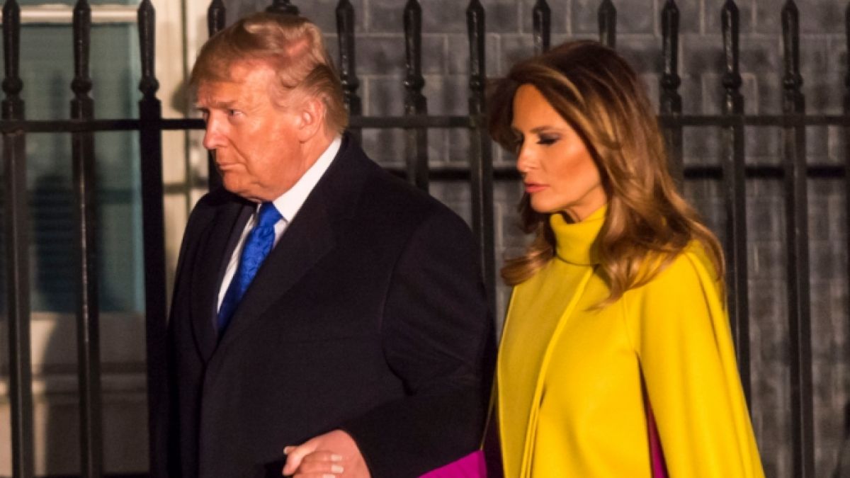 Melania Trump reagierte ungewohnt schnippisch auf die Scheidungsgerüchte von ihrem Mann Donald Trump. (Foto)