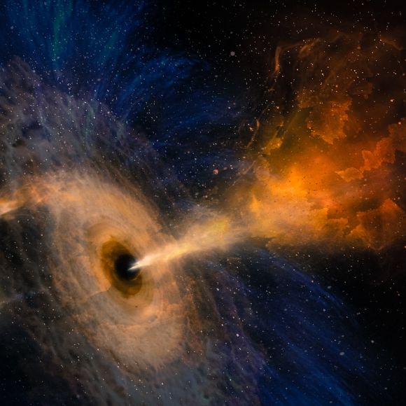 Mit 177.000 km/h! Schwarzes Loch rast durch Weltraum