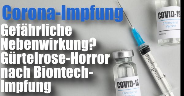 Corona-Impfung: Gefährliche Nebenwirkung? Gürtelrose ...