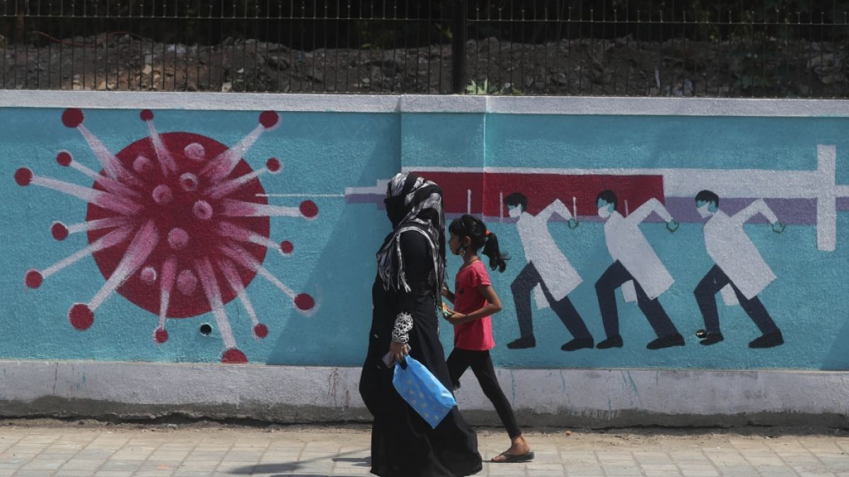 Ein Land im Würgegriff der Pandemie: Indien mit seinen 1,3 Milliarden Einwohnern hat bereits mehr als 16 Millionen Coronavirus-Infektionen erfasst. (Foto)