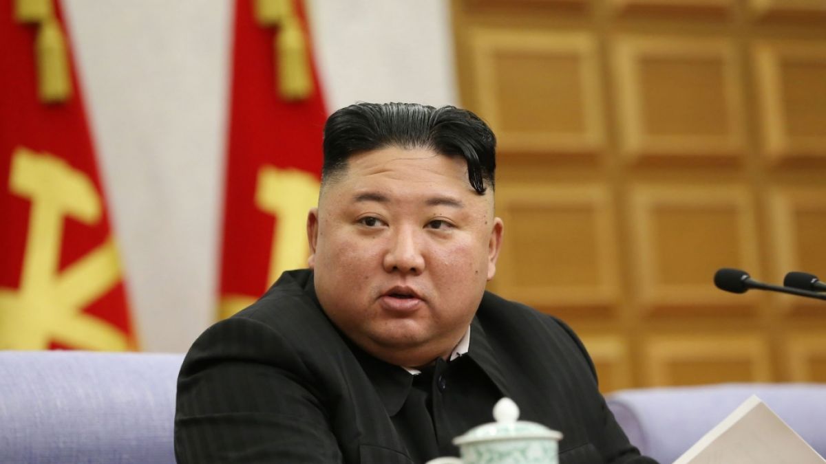 Kim Jong-un behauptet, es gäbe nicht einen Corona-Fall in Nordkorea. (Foto)