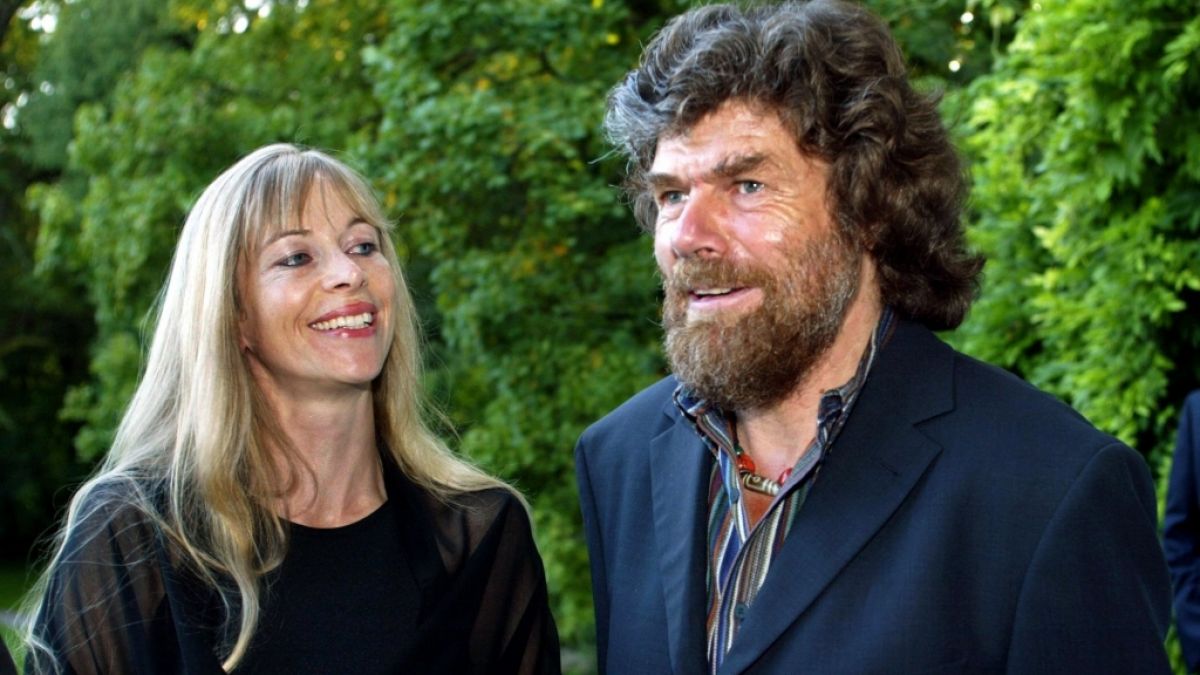 Reinhold Messner mit seiner Ex-Frau Sabine Stehle. (Foto)