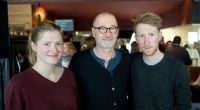 Louis Klamroth mit seinem Vater Peter Lohmeyer und Schwester Lola Klamroth.