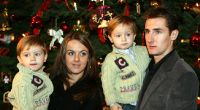 Miroslav Klose Miroslav Klose mit seiner Ehefrau Sylwia und den Zwillingssöhnen Luan (l) und Noah.
