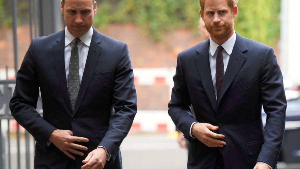 Die Stimmung zwischen Prinz William und Prinz Harry ist frostig. (Foto)