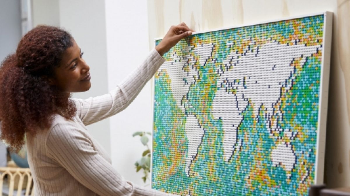 Die Lego Art World Map ist das größte Set aller Zeiten. (Foto)