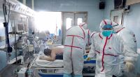 Ein mit Vogelgrippe (H7N9) infinzierter Patient liegt 2107 in einem Krankenhaus in Wuhan in der cinesischen Provinz Hubei.