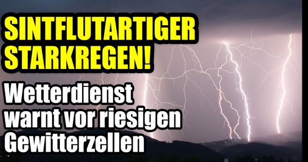 Unwetter Warnung Aktuell Sintflutartiger Starkregen Uberflutet Keller Und Strassen News De