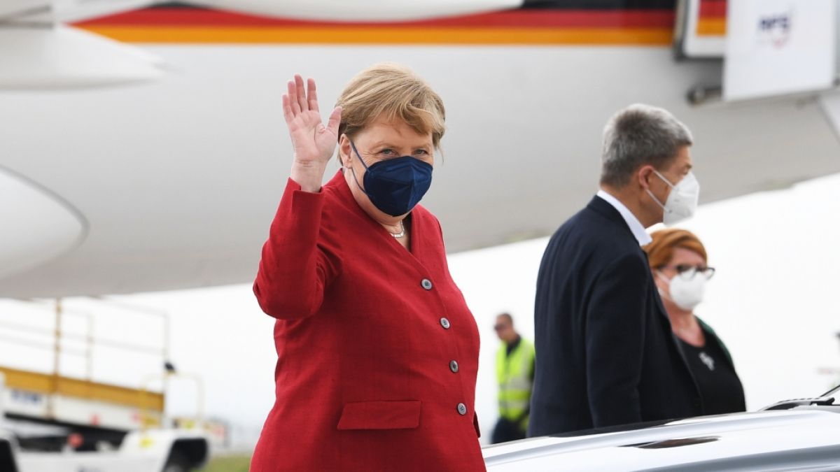 Angela Merkel leistete sich einen peinlichen Patzer bei der Ankunft in Cornwall. (Foto)
