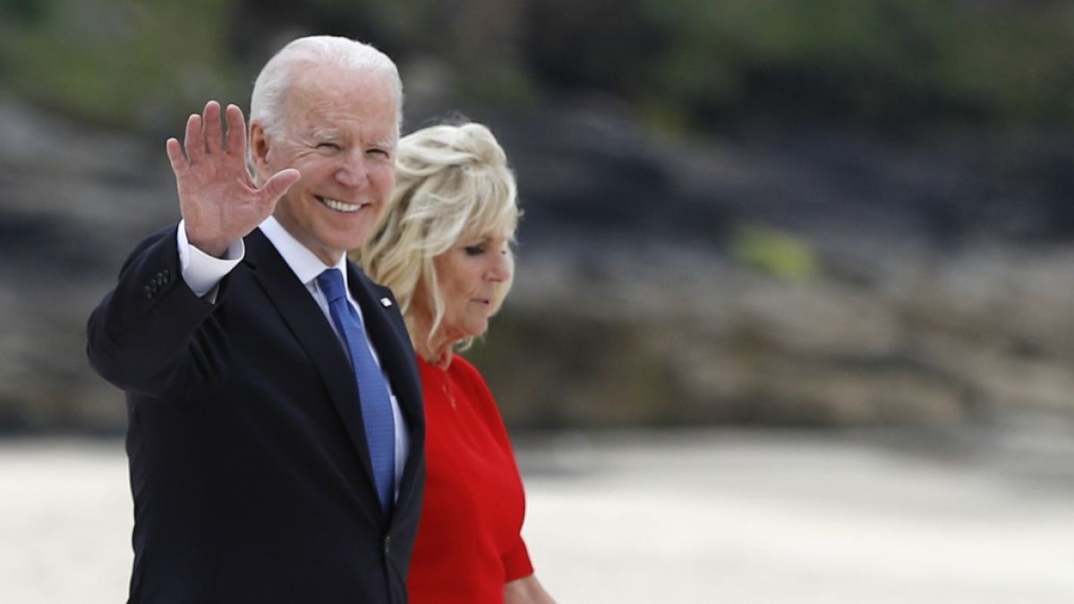 Joe Biden und Frau Jill Biden. (Foto)