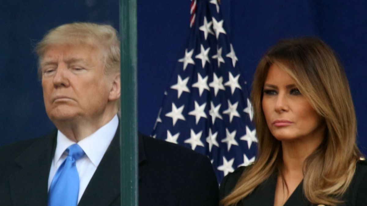 Die Stimmung zwischen Melania Trump und Donald Trump scheint frostig. (Foto)