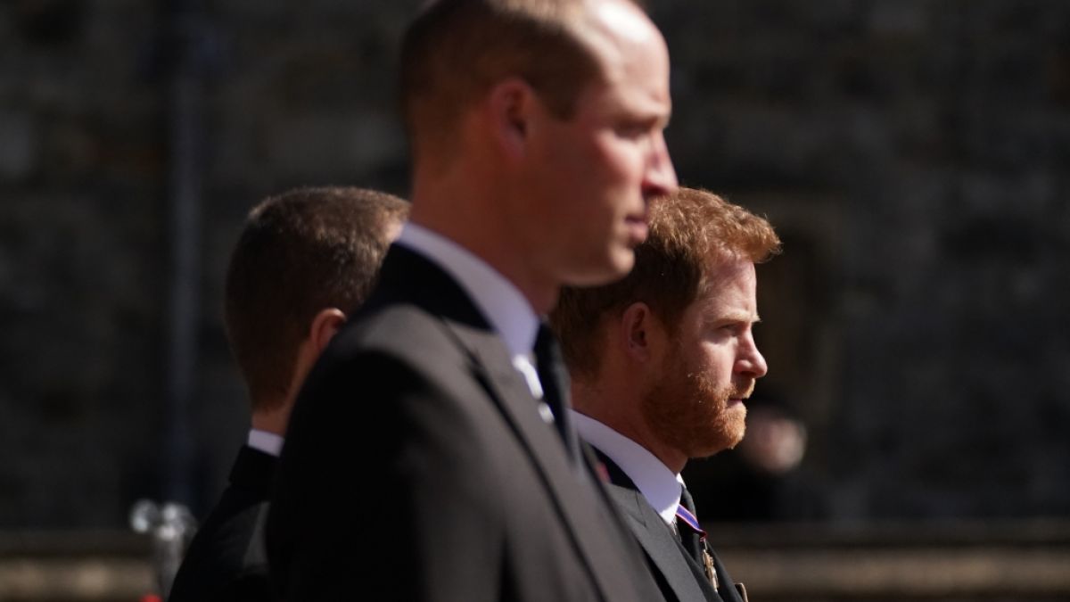 Zwischen Prinz William und seinem Bruder Prinz Harry hängt der Haussegen schief - Meghan Markle spielte bei dem Brüderstreit eine nicht unwesentliche Rolle. (Foto)