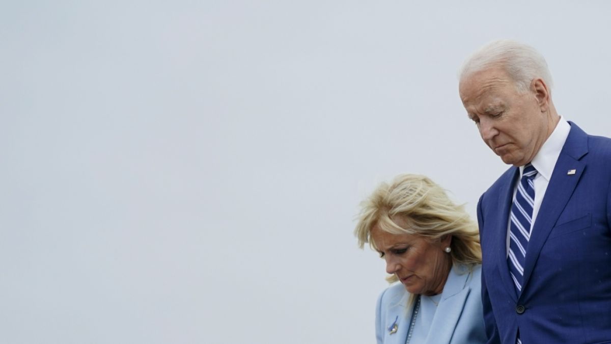 US-Präsident in tiefer Trauer: Joe Biden und Ehefrau Jill müssen den schmerzlichen Tod ihres Schäferhundes Champ verkraften. (Foto)