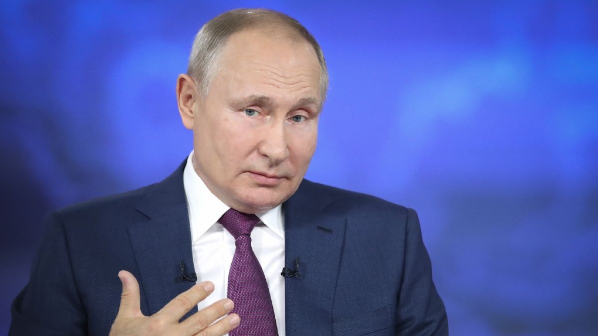 Wladimir Putin sprach im russischen Staatsfernsehen über seine Impfung - und stichelte gegen den Westen. (Foto)