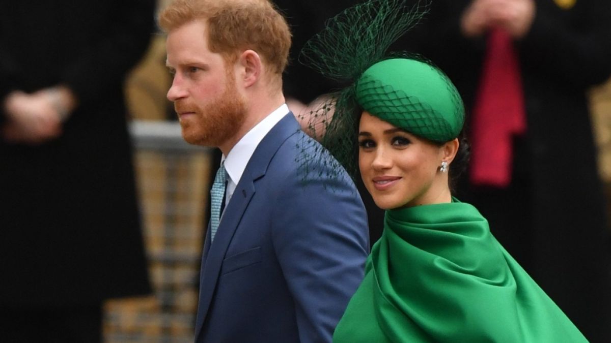 Letzter Auftritt fürs Königshaus: Meghan Markle und Prinz Harry am 9. März 2020 beim Gottesdienst in der Westminster Abbey anlässlich des Commonwealth Day. (Foto)