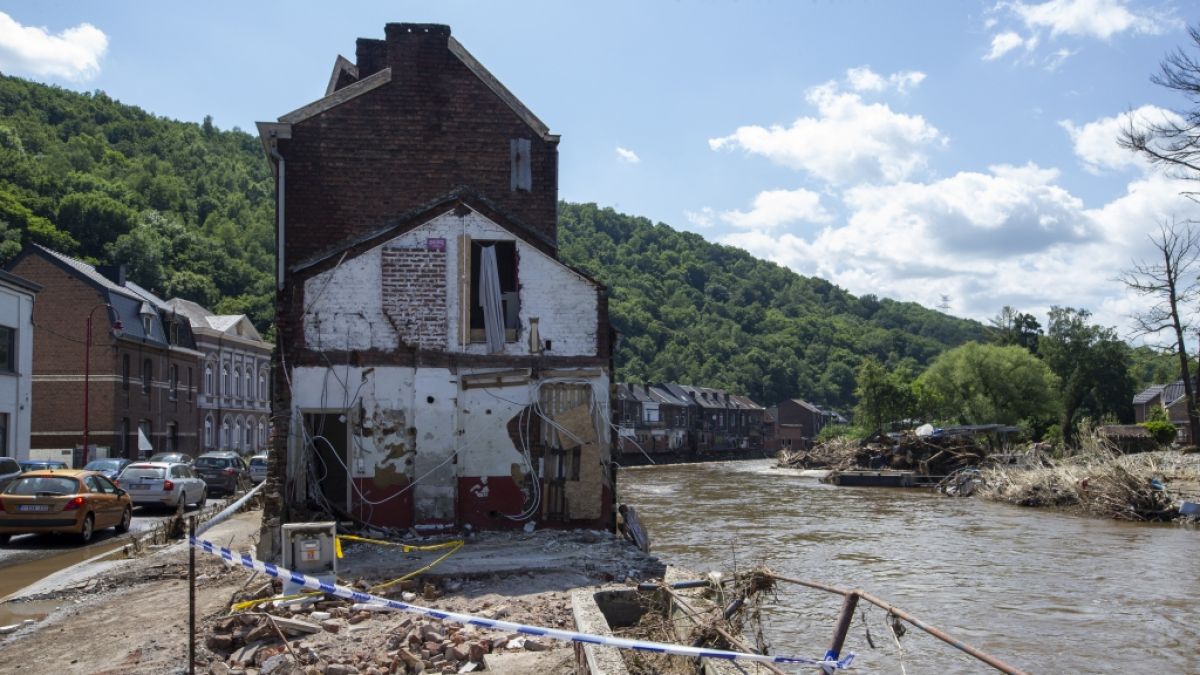 Knapp eine Woche nach der Flutkatastrophe wurde Belgien erneut von schweren Unwettern getroffen. (Foto)