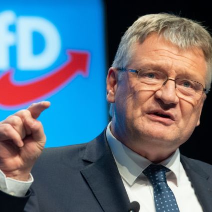 Jörg Meuthen, Bundessprecher der AfD, spricht beim Parteitag der Alternative für Deutschland.