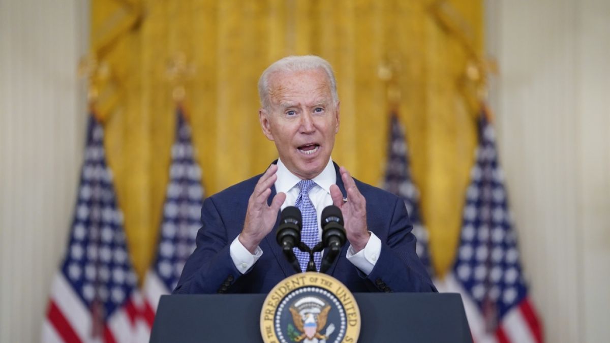 Joe Biden warnt die Taliban und droht mit einem Militärschlag. (Foto)