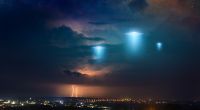 Ein Mann will am Nachthimmel über Nashville (Tennessee) eine Ufo-Flotte beobachtet haben.