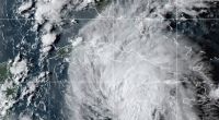 Ein Satellitenbild zeigt Hurrikan 