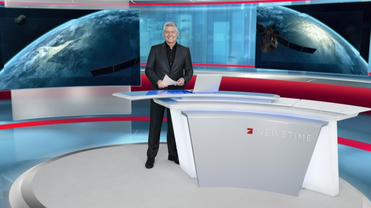 Michael Marx im "ProSieben Newstime"-Studio. (Foto)