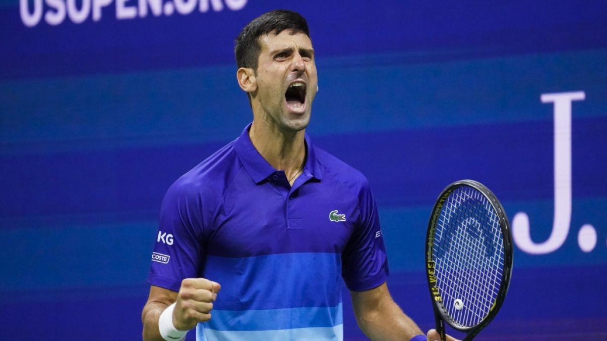 Novak Djokovic steht im Finale der US-Open 2021. (Foto)
