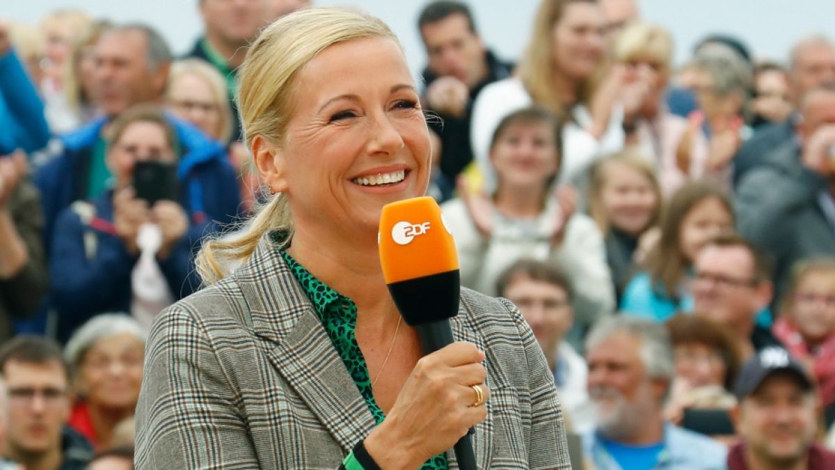 Andrea Kiewel stand im "ZDF-Fernsehgarten" nur bedingt im Mittelpunkt. (Foto)