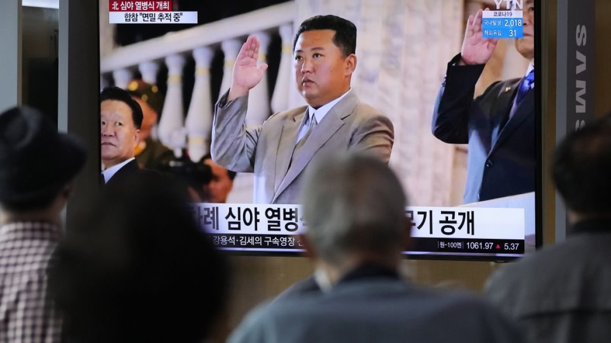 Kim Jong-un hat wieder Raketen getestet. (Foto)