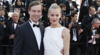 David Kross kommt mit seiner Freundin Agnes Lindström Bolmgren zu den Filmfestspielen in Cannes 2013.
