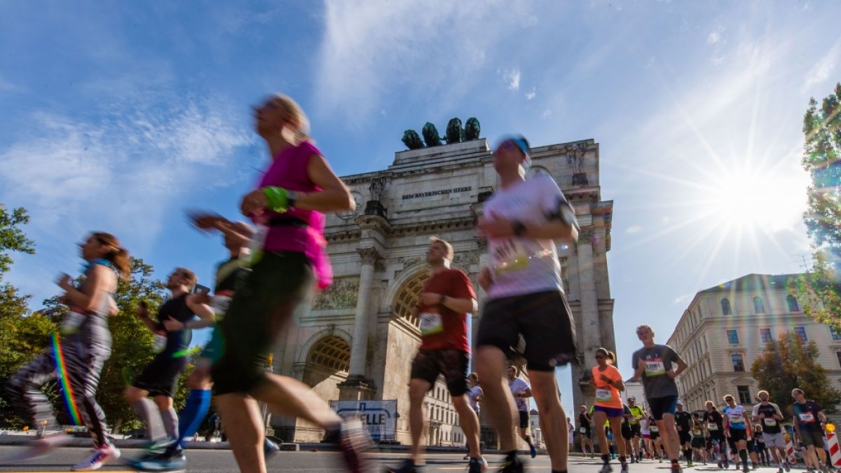 Am 10.Oktober messen sich Läufer beim München Marathon. (Foto)