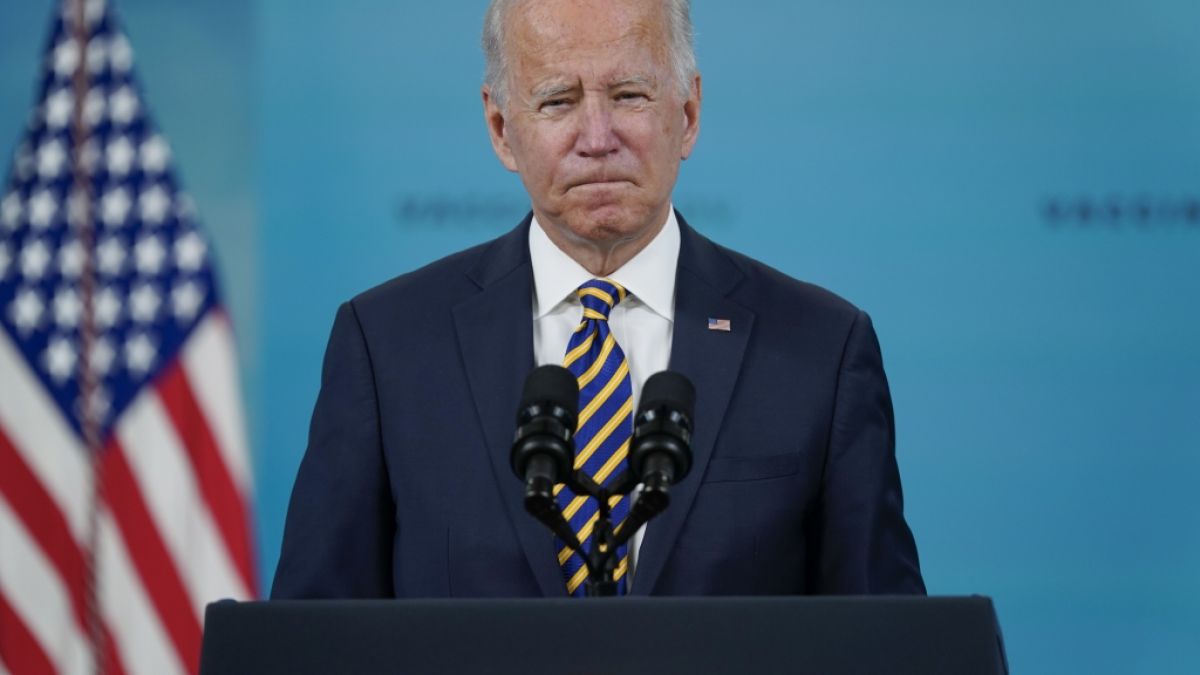 Joe Biden verärgert mal wieder die Presseleute. (Foto)