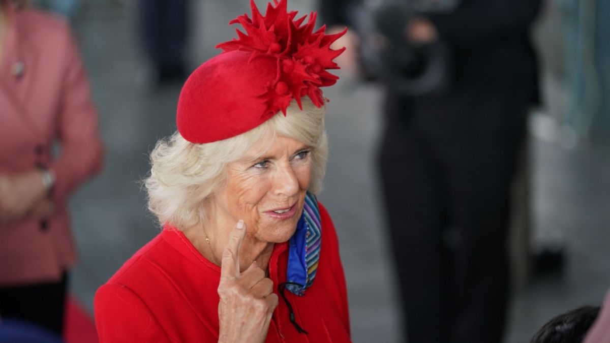 Camilla Parker Bowles in den Royal-News: Mit ihrem Zitterauftritt im walisischen Parlament brach Herzogin Camilla das Protokoll. (Foto)