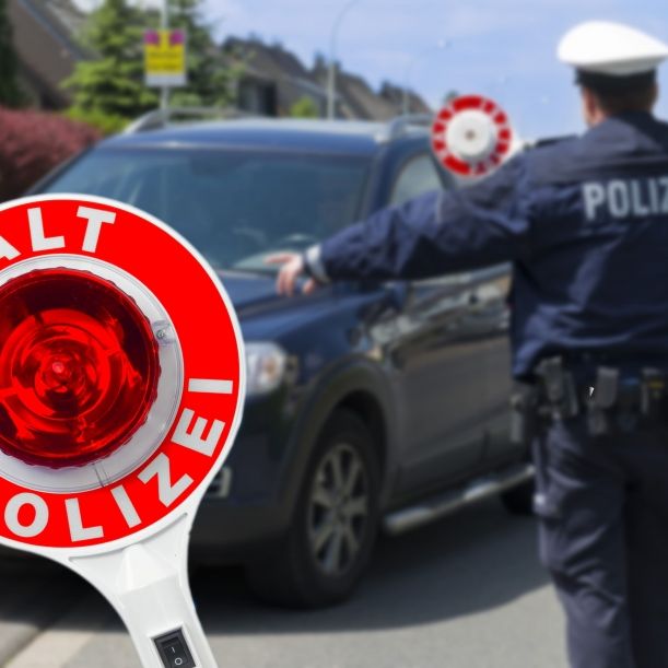 (GP)(UL) Kreis Göppingen, Blaustein - Polizei kontrolliert den Verkehr / Zahlreiche Verkehrsverstöße brachten Kontrollen am Dienstag in der Region zu Tage. (Foto)