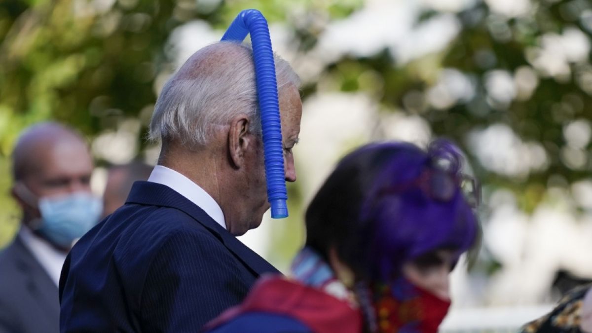 Hat Joe Biden Probleme mit der Maskenpflicht? (Foto)