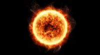Ein Sonnensturm rast auf die Erde zu.