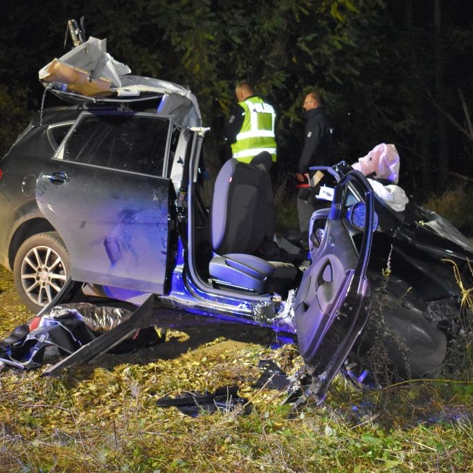Fahrer hatte keinen Führerschein! Jugendliche sterben bei Baum-Crash