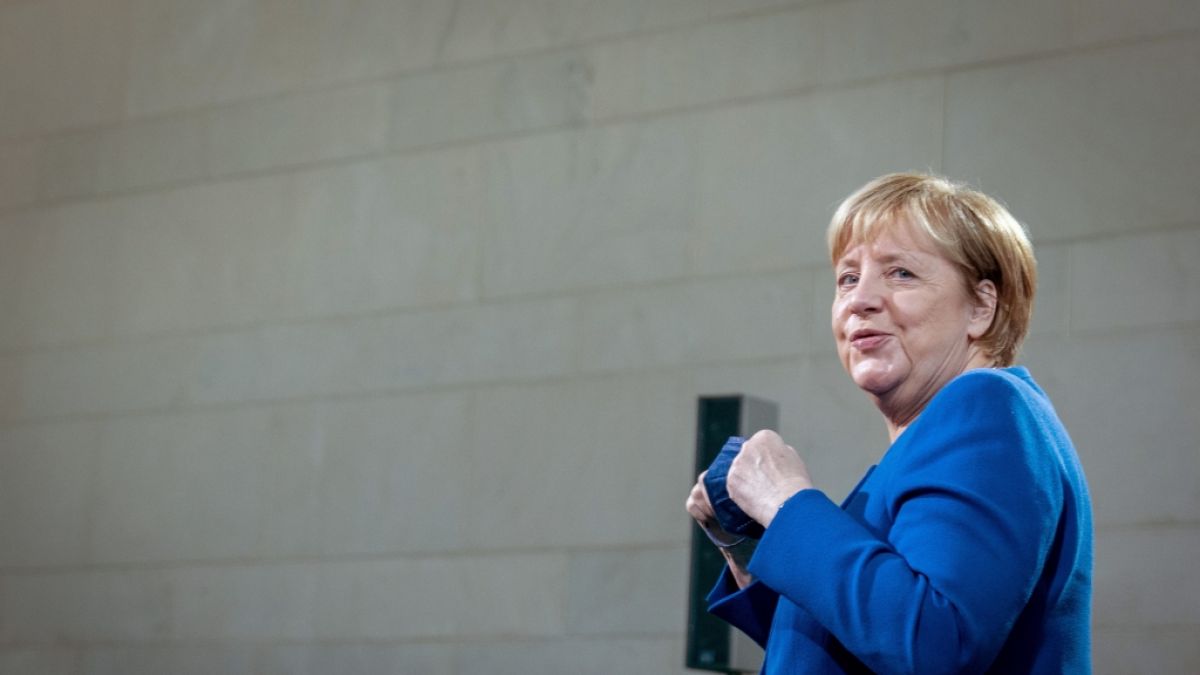 Angela Merkel blamierte sich in Berlin. (Foto)