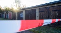 Die Leiche der tagelang vermissten Josefine (14) aus Sachsen-Anhalt wurde in diesem Garagenkomplex entdeckt.
