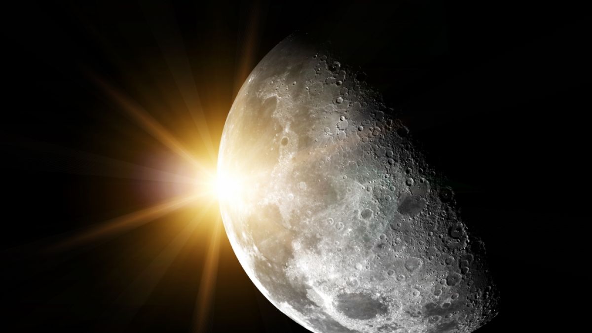 Vor 500 Jahren Gesteinsbrocken aus Mond in den Weltraum geschleudert. (Foto)