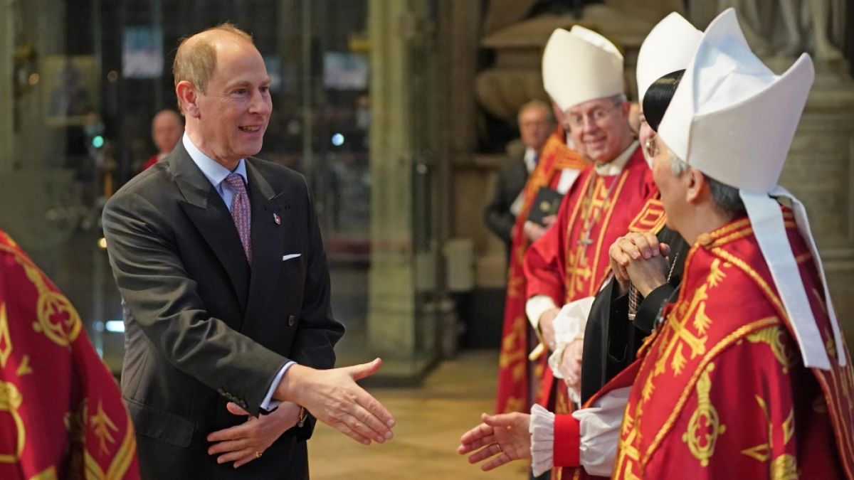 Prinz Edward, der Graf von Wessex, vertrat seine Mutter Queen Elizabeth II. bei der Generalsynode der Church of England. (Foto)