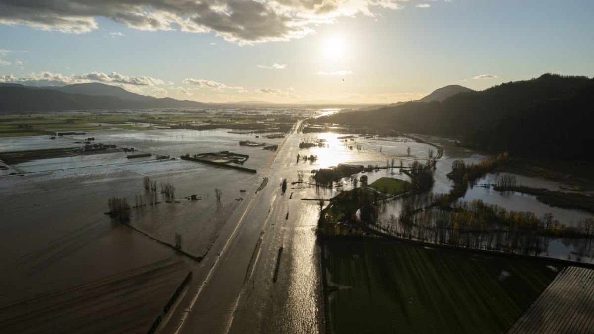 Sintflutartige Regenfälle überschwemmten British Columbia. (Foto)