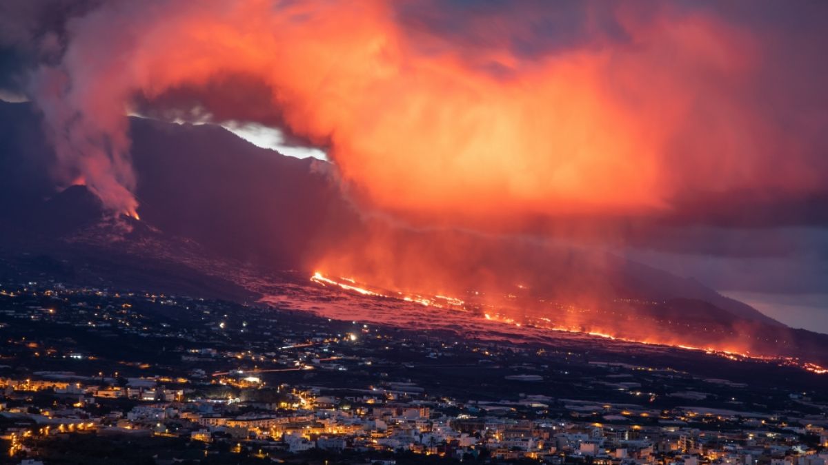 Die Eruption, die am 19. September auf La Palma begann, hat bereits mehr als 1.050 Hektar mit Lava bedeckt. (Foto)