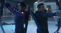 Hailee Steinfeld als Kate Bishop und Jeremy Renner als Clint Barton/Hawkeye in der neuen Marvel-Serie 