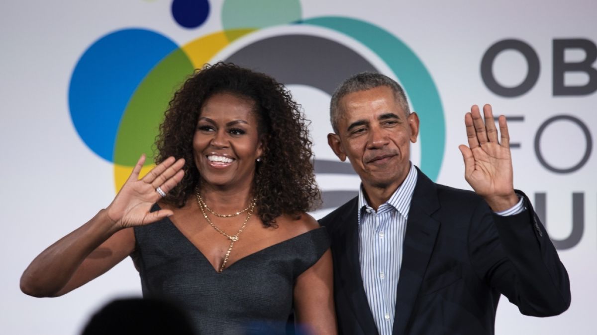 Was zur Hölle: Laut einer QAnon-Verschwörungstheorie soll Michelle Obama eigentlich ein Mann sein. (Foto)