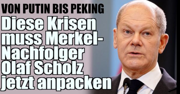 Olaf Scholz: Diese Krisen muss Merkels Nachfolger 2022 bew&auml;ltigen