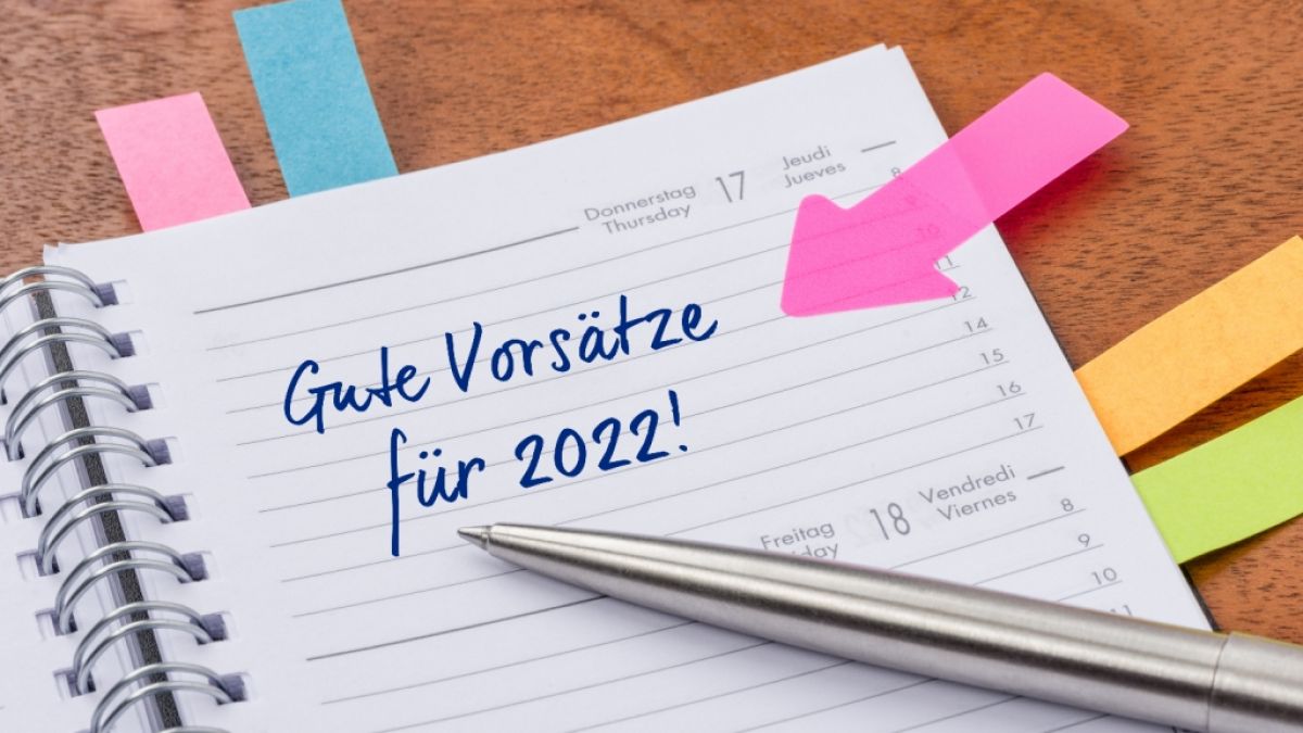 Welche guten Vorsätze hegen die Deutschen für das neue Jahr 2022? (Foto)
