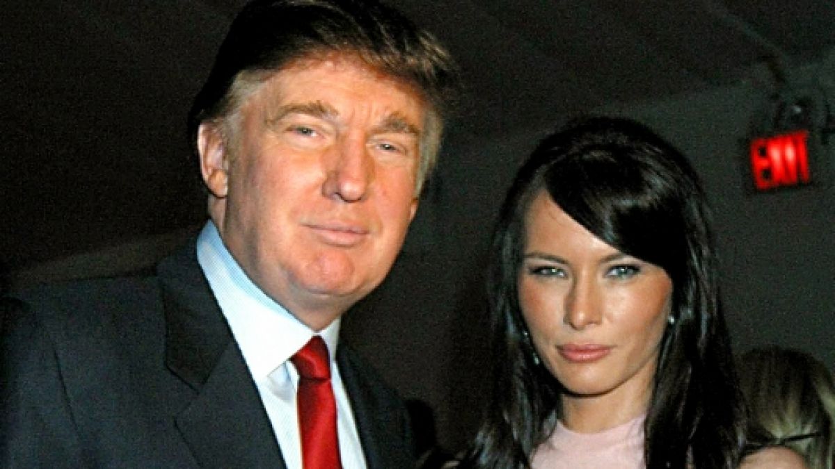 Im 22. Januar 2005 heiratete Melania Knauss den Immobilienmagnaten Donald Trump.  (Foto)