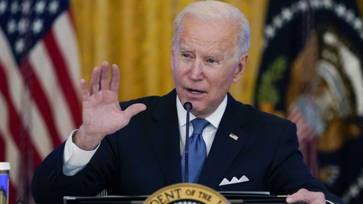 Joe Biden teilte heftig gegen einen Journalisten aus. (Foto)