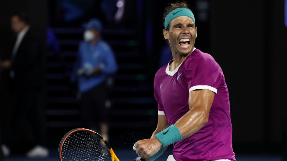 Rafael Nadal steht im Finale der Australian Open 2022. (Foto)