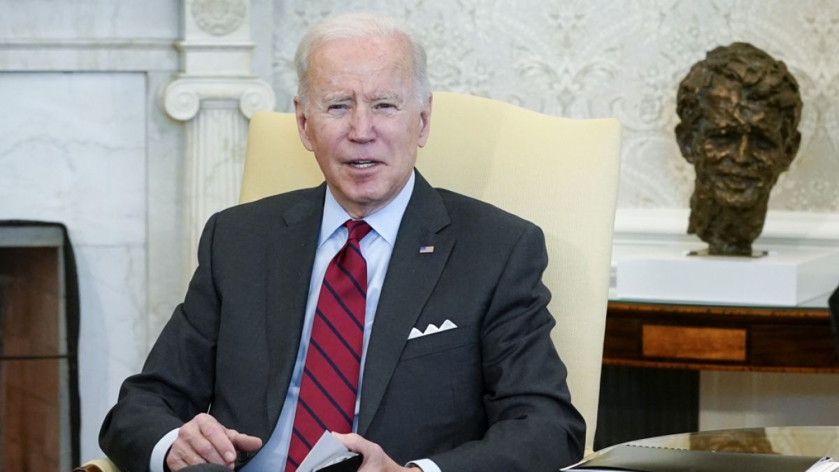 Joe Biden wird massiv vor einer Corona-Infektion geschützt. (Foto)